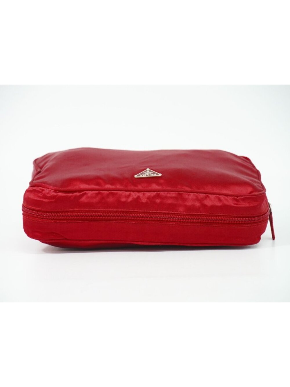 Prada Satin Pouch Case Red - Picture 5 of 9